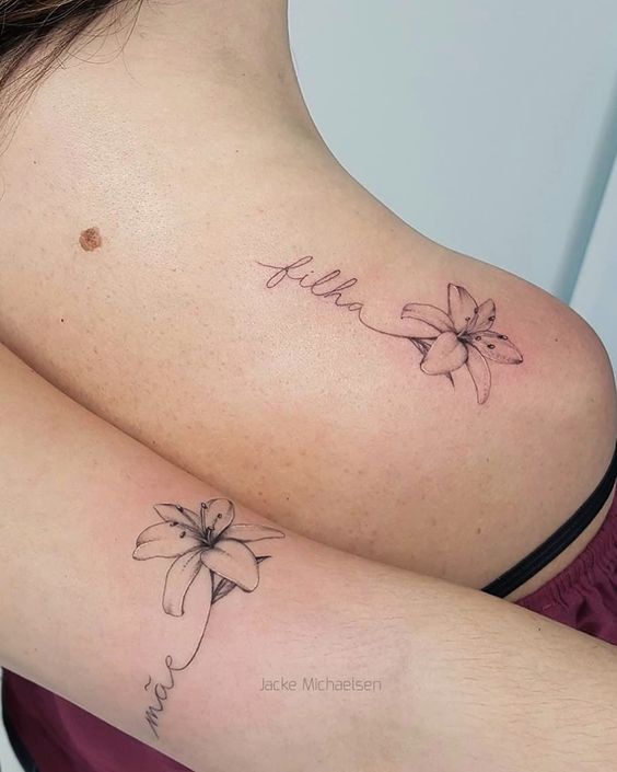Tatuagem Mae E Filha 34 Ideias Para Registrar O Amor Na Pele