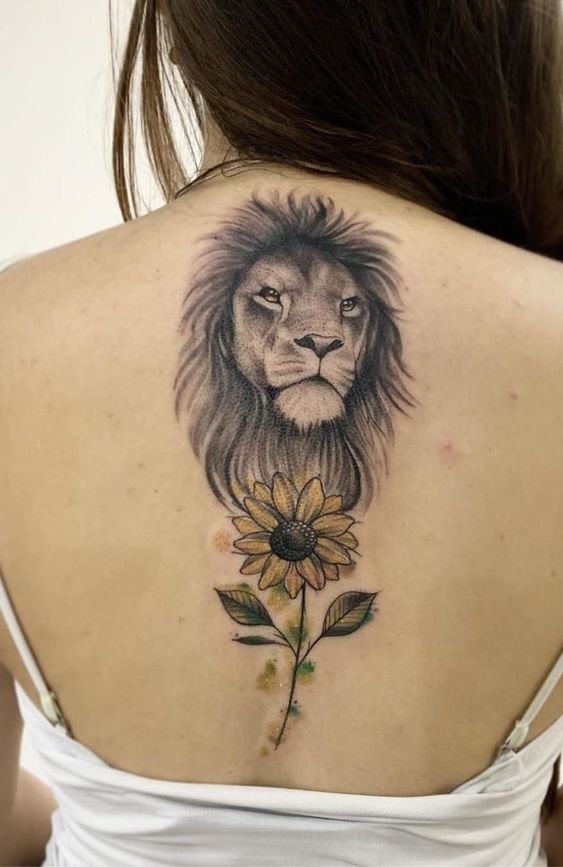 40 ideias de tatuagem de leão para mulheres