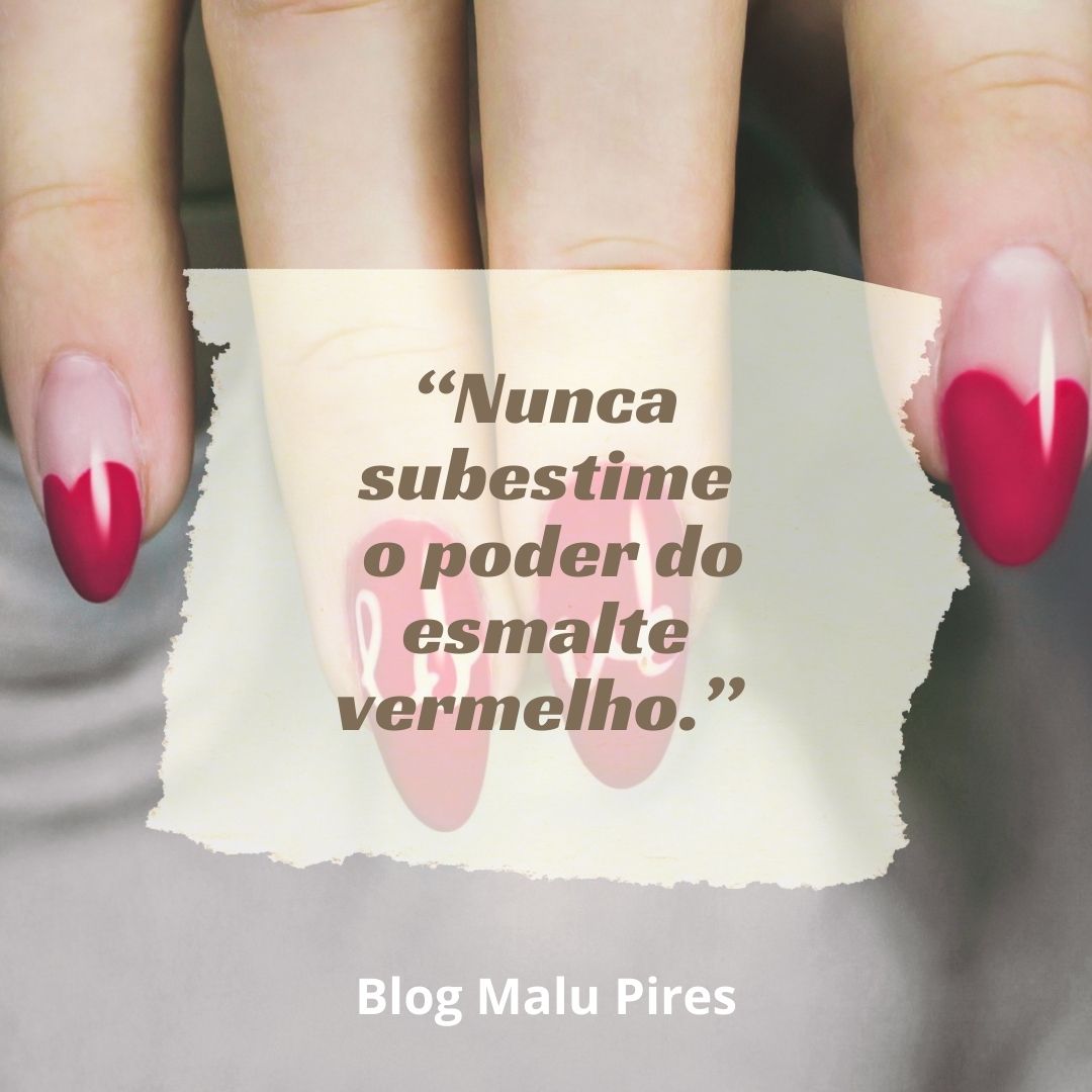 Imagem mostra frases para unhas