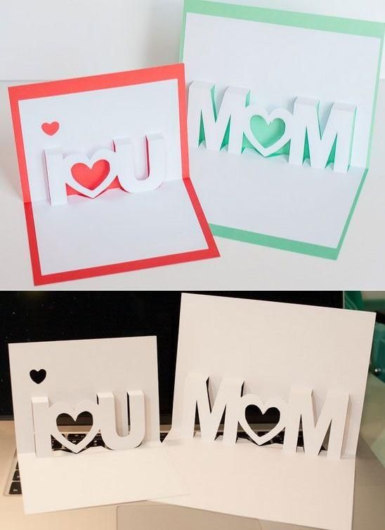 Imagem mostra cartão de dia das mães