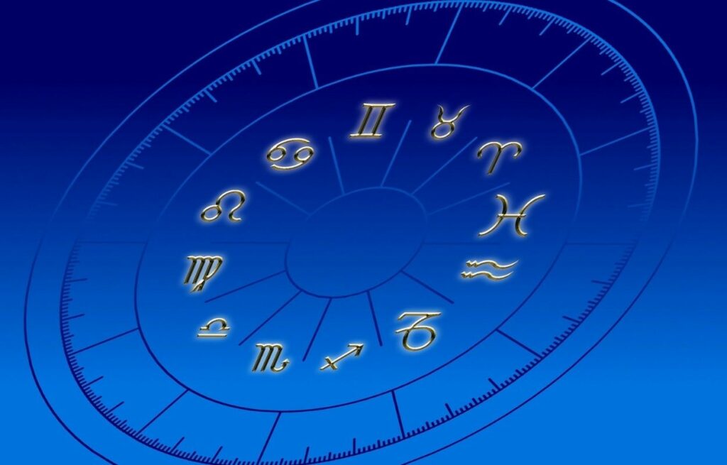 Imagem mostra signos do Zodíaco - elemento dos signos