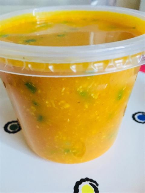 Imagem mostra sopa para emagrecer e perder barriga