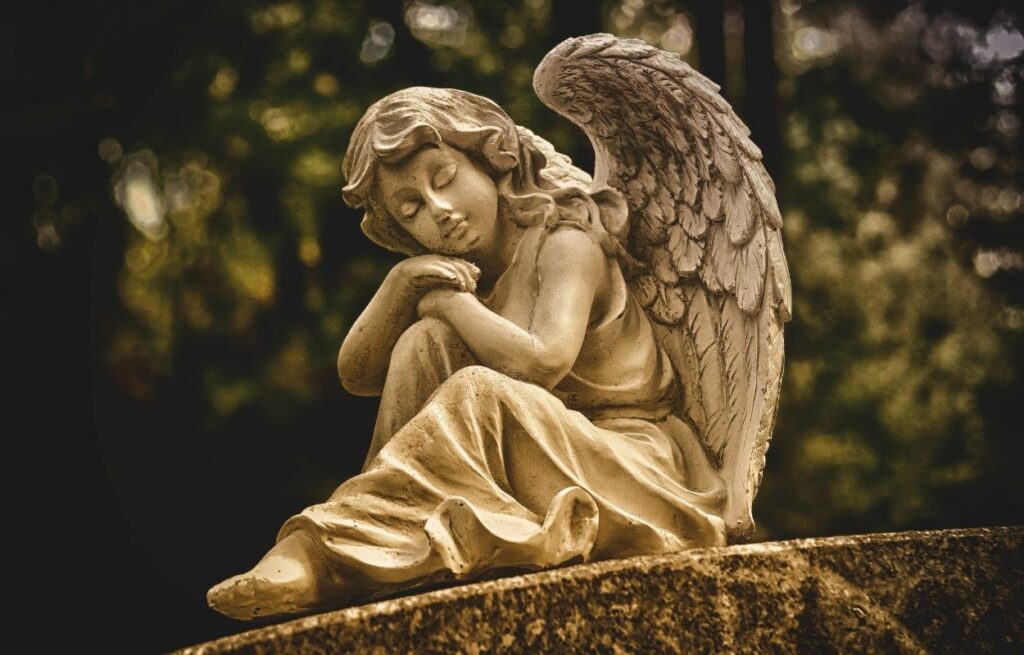 Imagem mostra anjo - oração do anjo da guarda
