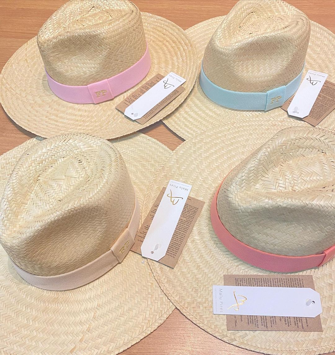 Imagem mostra chapéu Paris - como personalizar chapéu com tecido