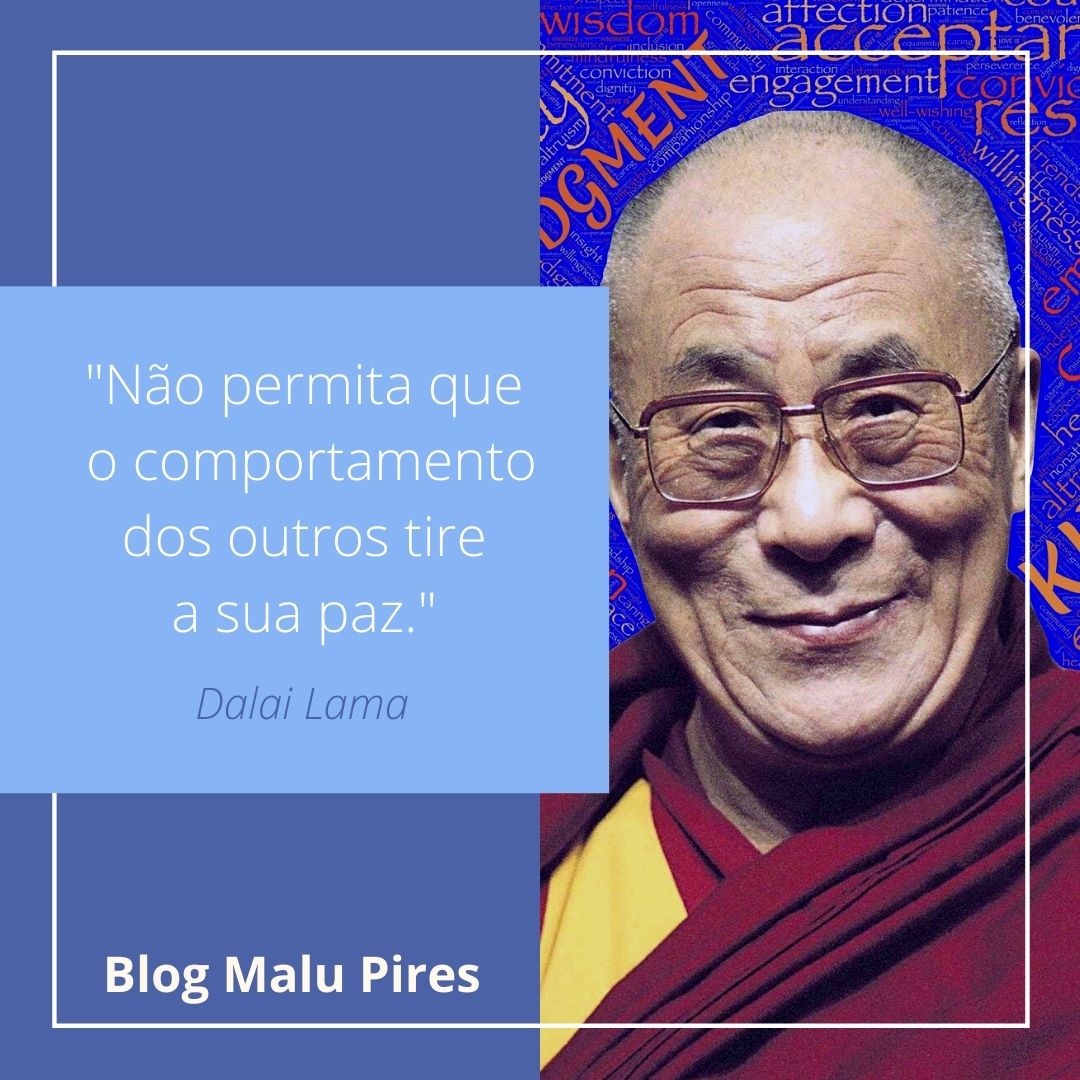 Imagem mostra frases dalai lama vida