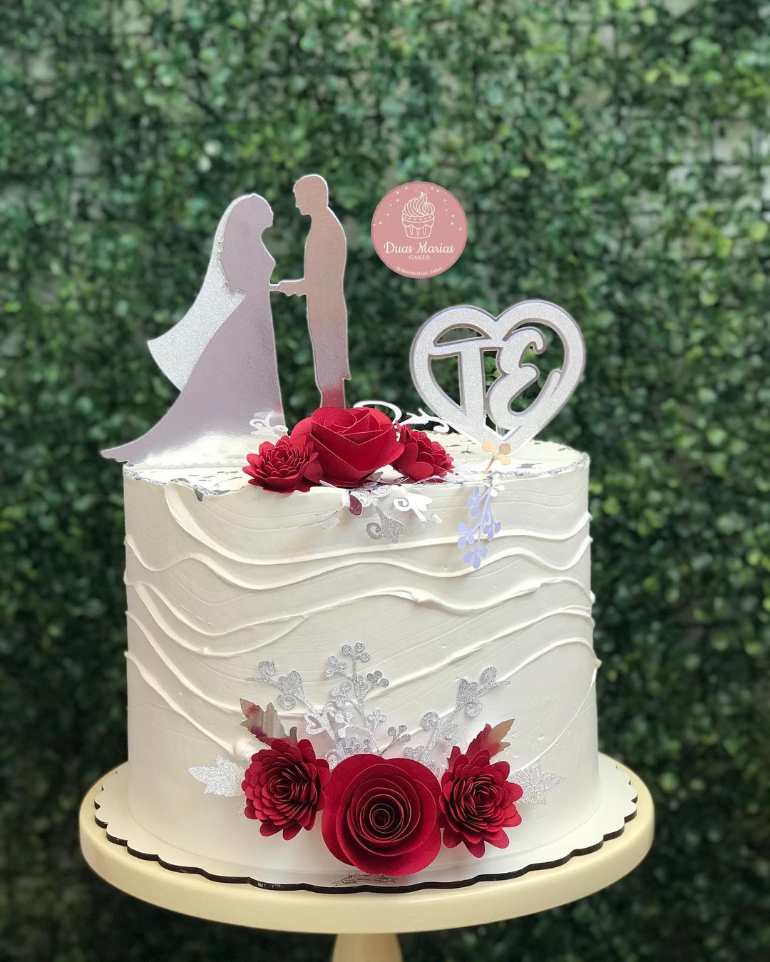 bolo de casamento simples 