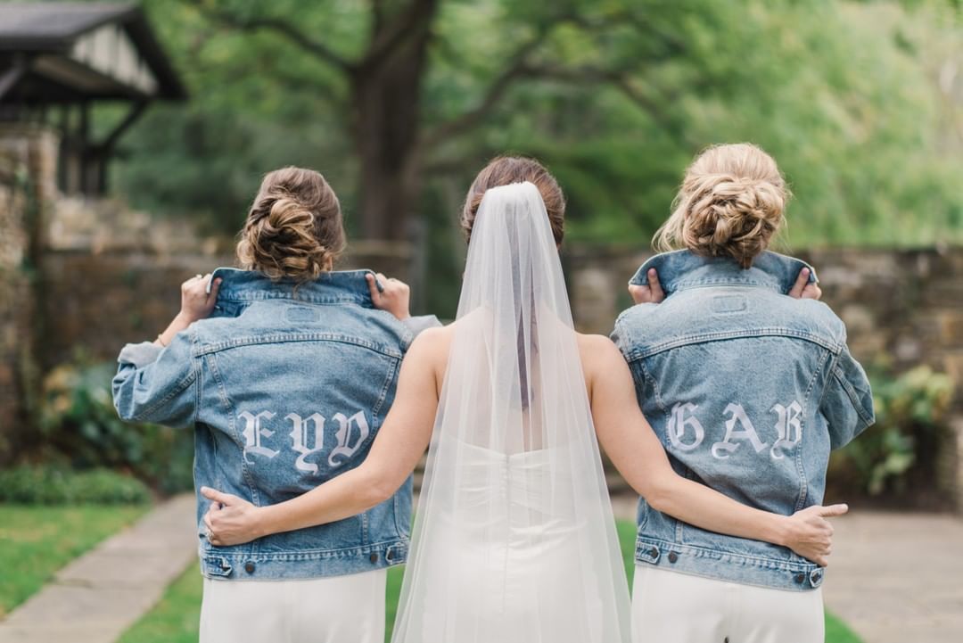 jaqueta jeans de casamento para a noiva 