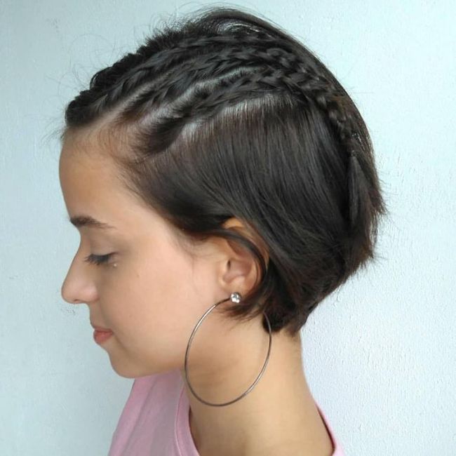 Imagem mostra penteados para cabelos curtos dia a dia