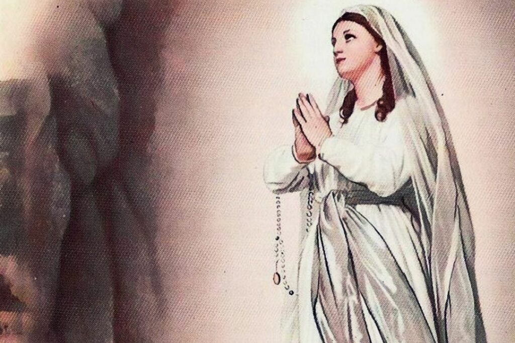 oração a Nossa Senhora de Lourdes para alcançar uma graça