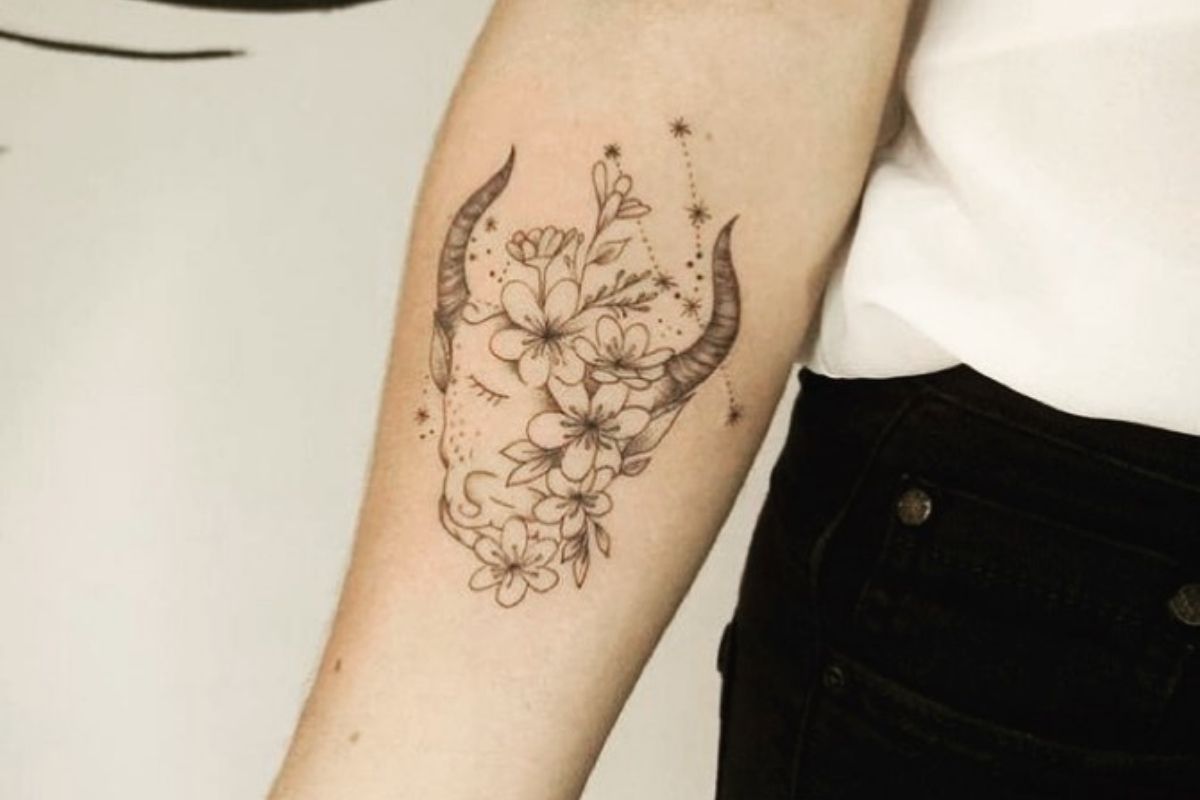 tatuagem do signo de touro