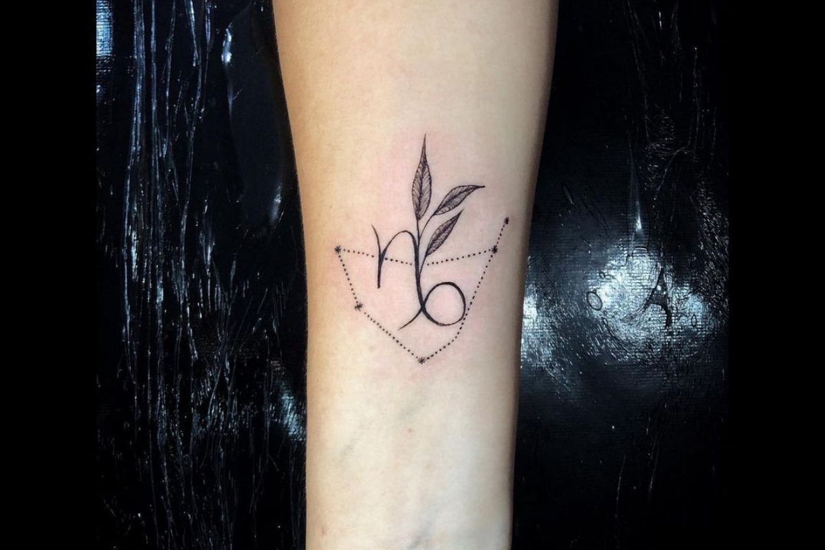 tatuagem do signo de capricórnio