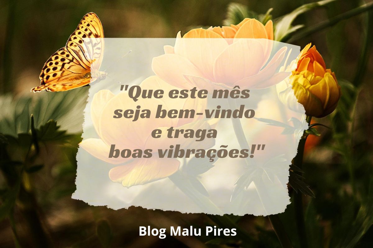 frases para mês abençoado