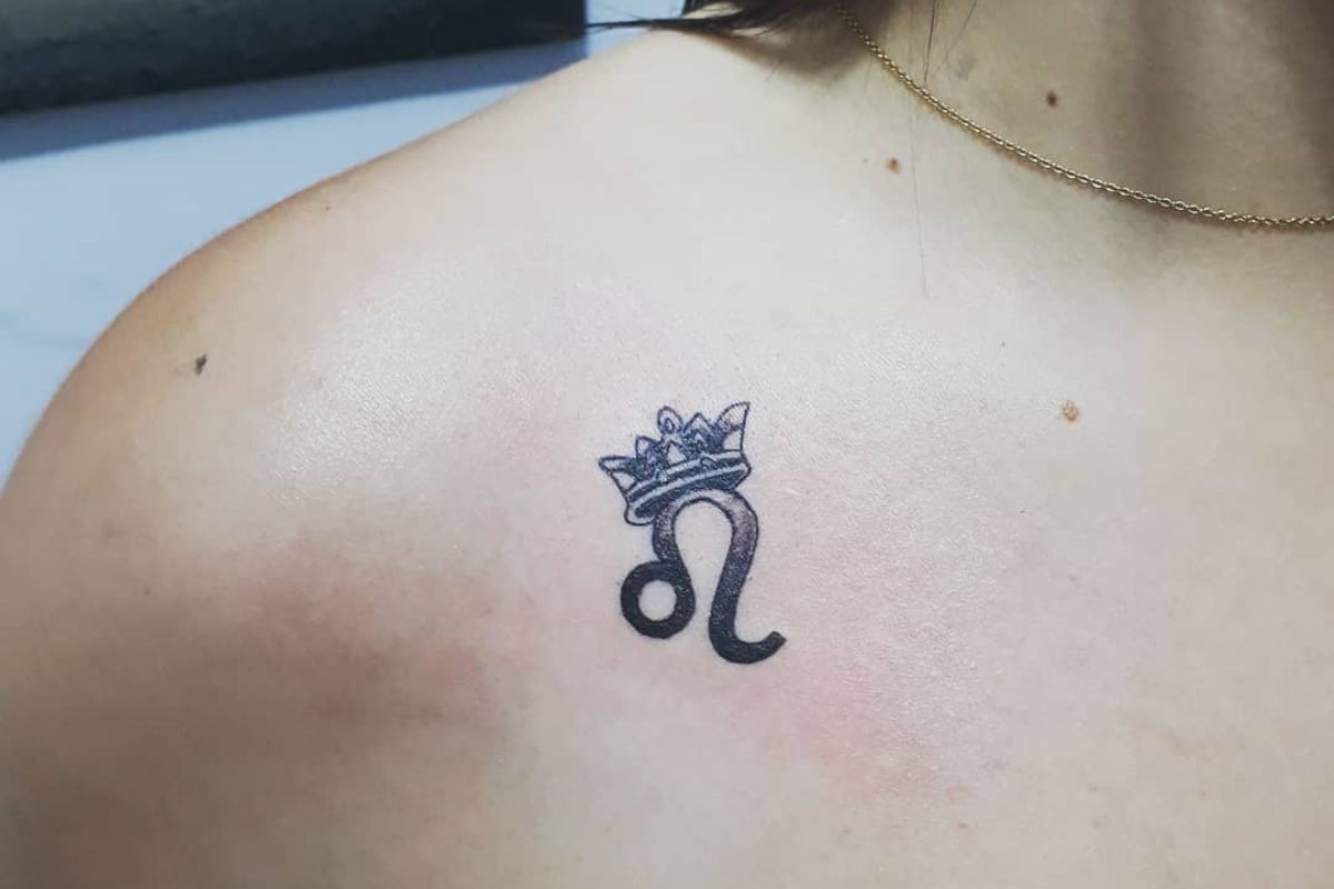 tatuagem do signo de Leão