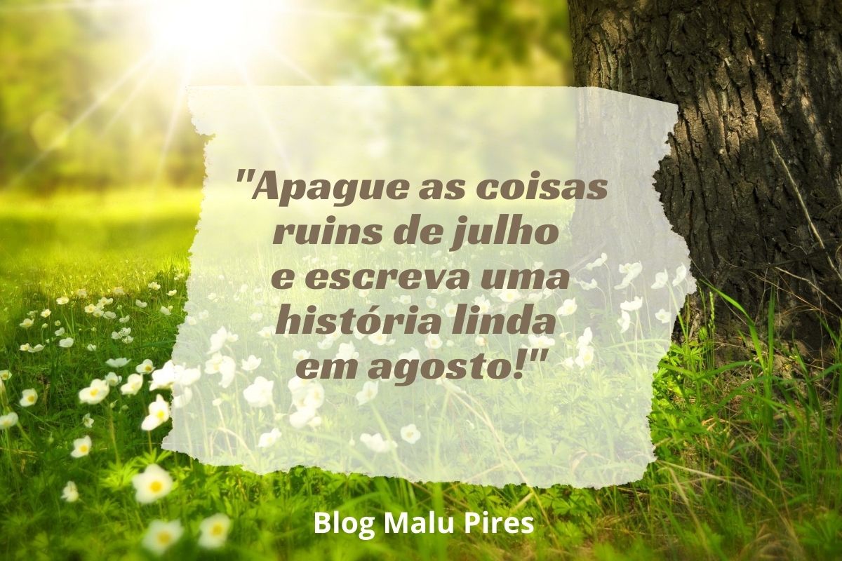 Bom dia agosto #bomdia #agosto #frases #pensamentos #novomes #mês