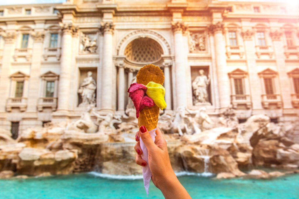 Onde tomar gelato em Roma