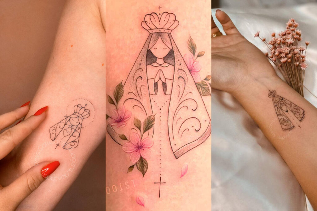 Tatuagem de Nossa Senhora Aparecida