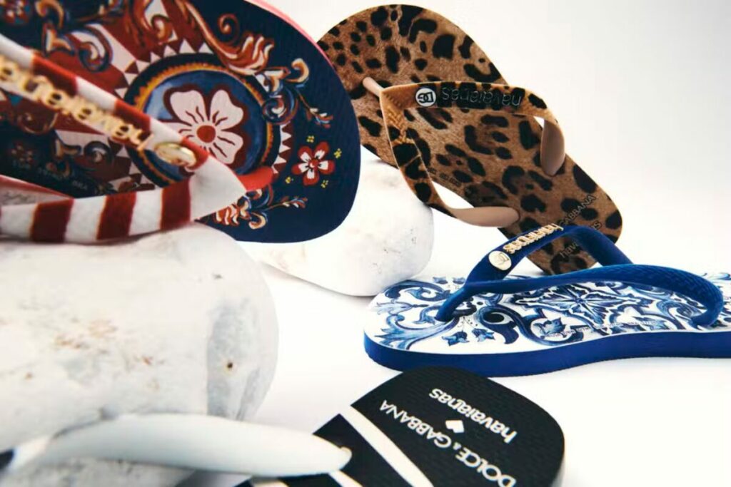 Onde comprar os chinelos Havaianas e Dolce & Gabbana